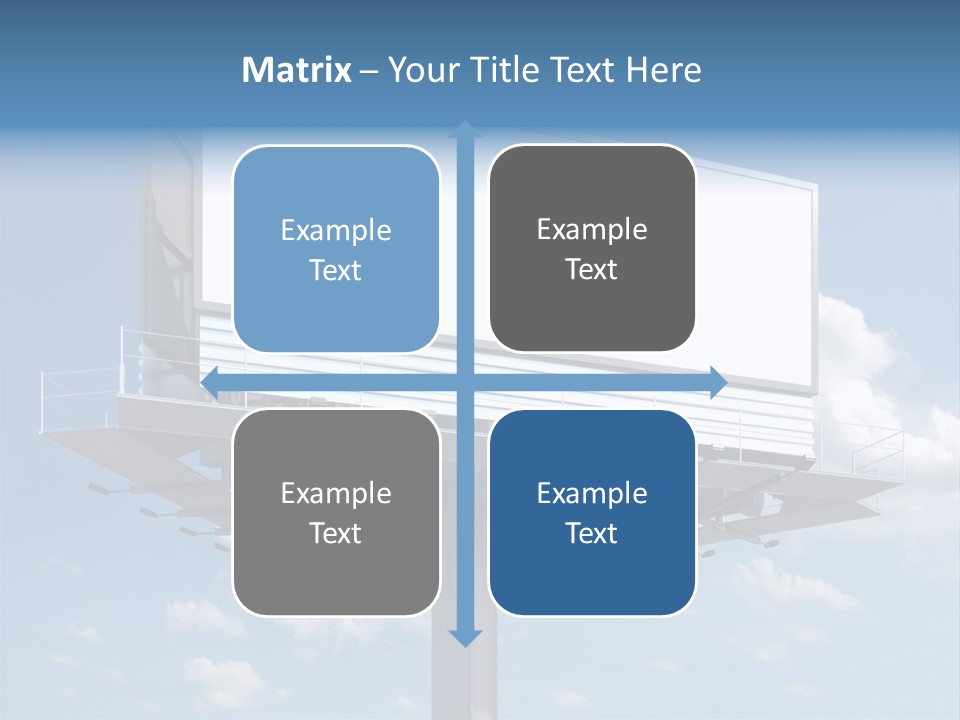 Market Sky Billboard PowerPoint Template