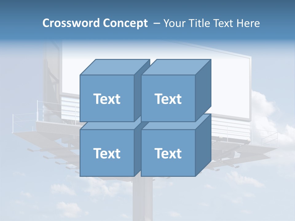 Market Sky Billboard PowerPoint Template