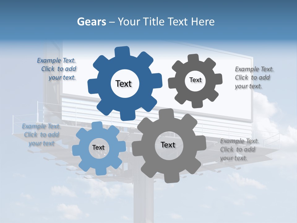 Market Sky Billboard PowerPoint Template