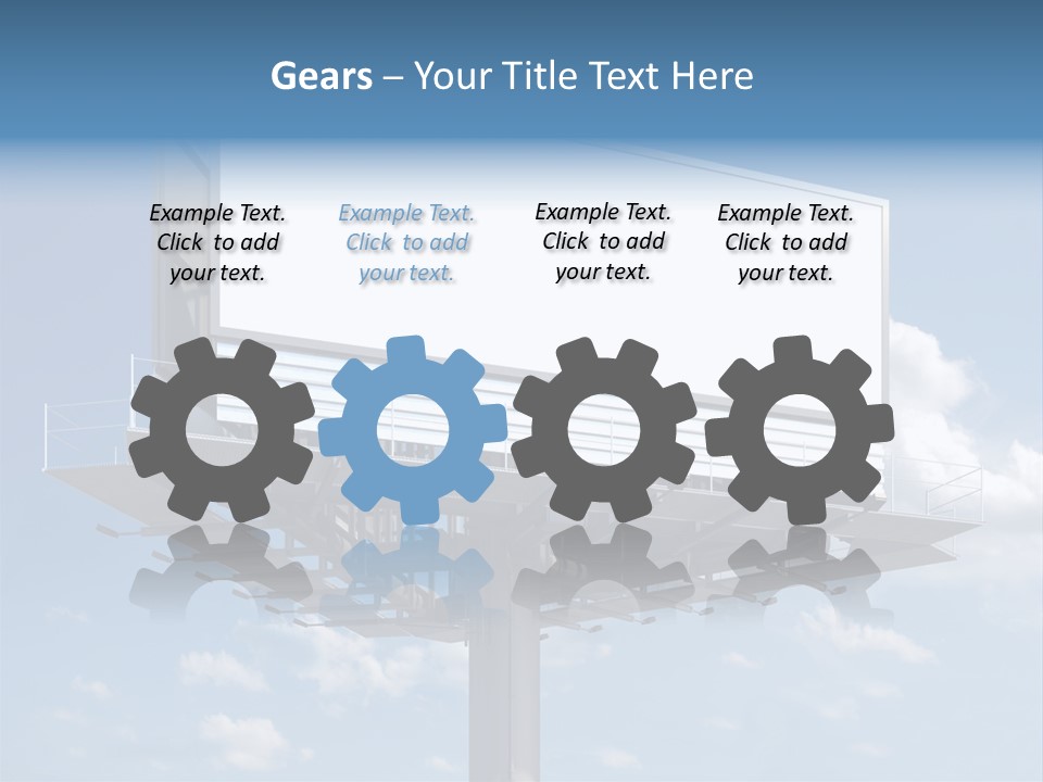 Market Sky Billboard PowerPoint Template