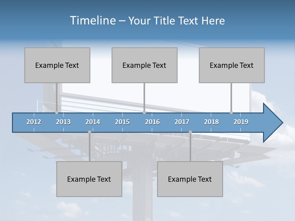 Market Sky Billboard PowerPoint Template