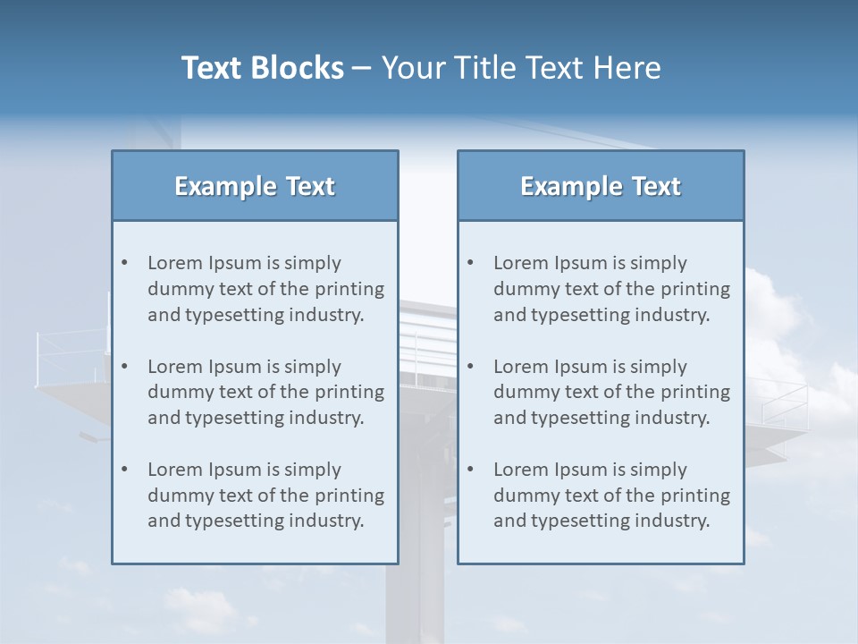 Market Sky Billboard PowerPoint Template