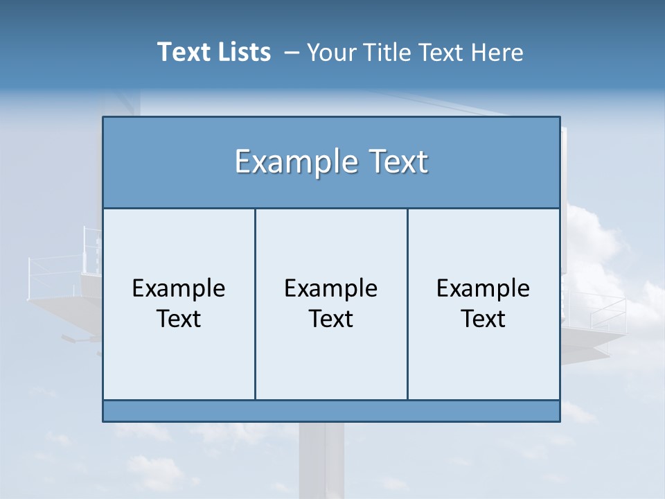 Market Sky Billboard PowerPoint Template