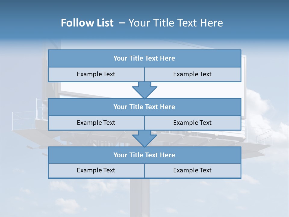Market Sky Billboard PowerPoint Template