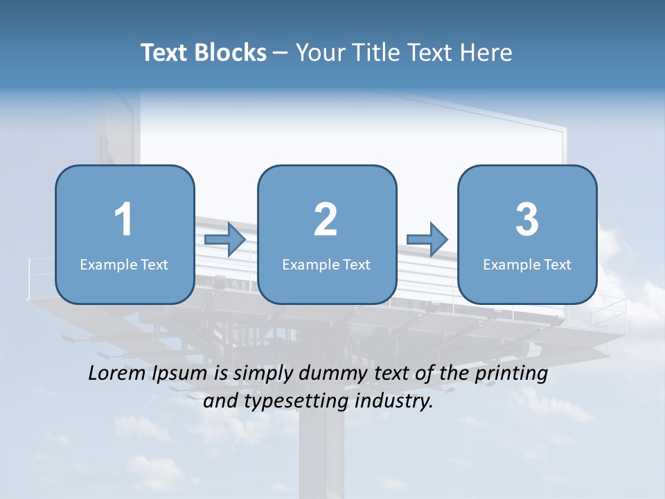Market Sky Billboard PowerPoint Template
