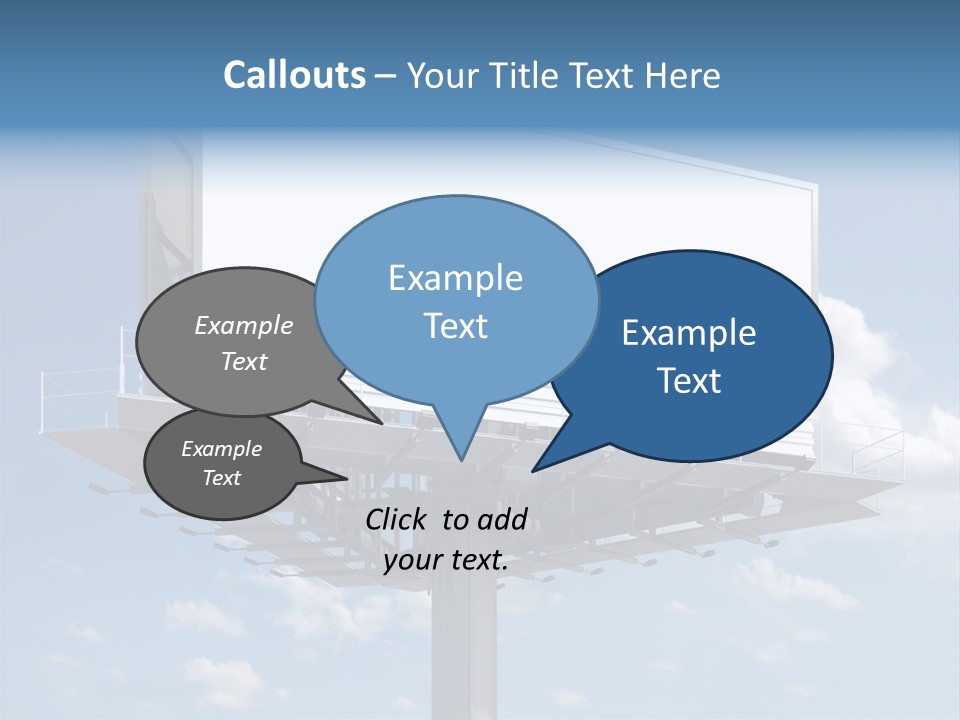 Market Sky Billboard PowerPoint Template