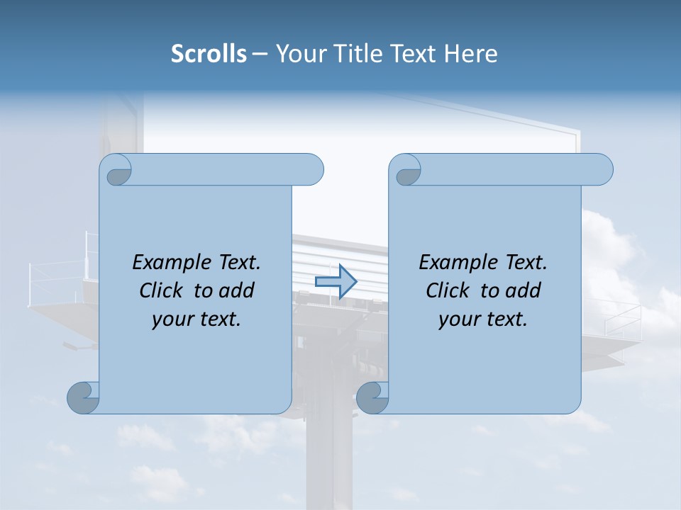 Market Sky Billboard PowerPoint Template