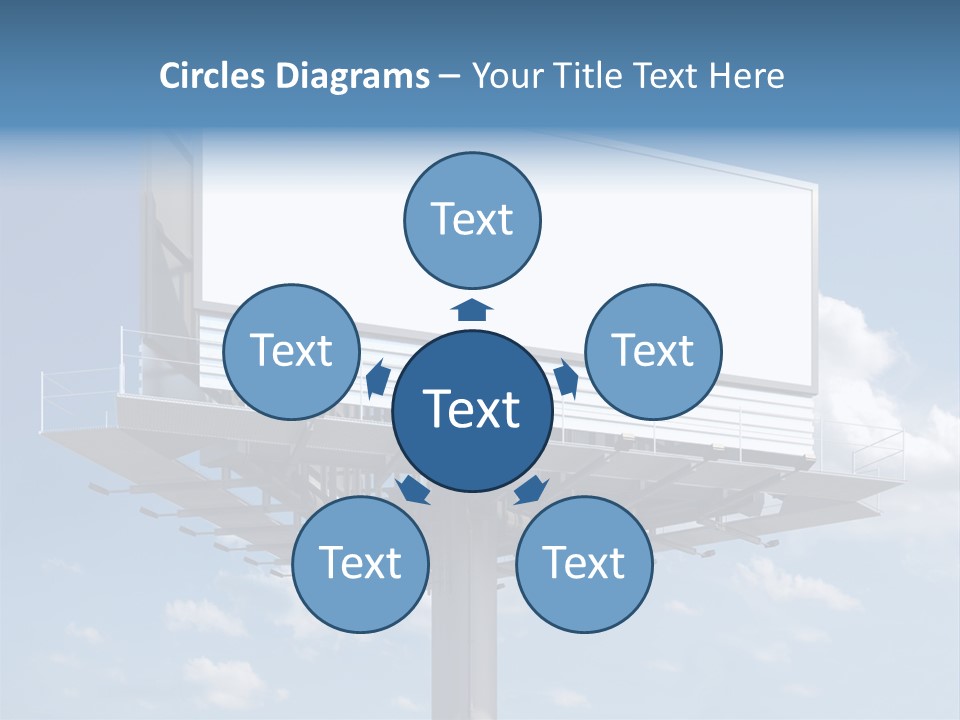 Market Sky Billboard PowerPoint Template