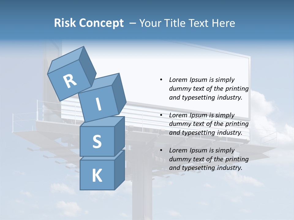 Market Sky Billboard PowerPoint Template