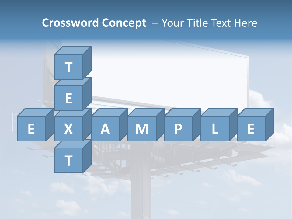 Market Sky Billboard PowerPoint Template
