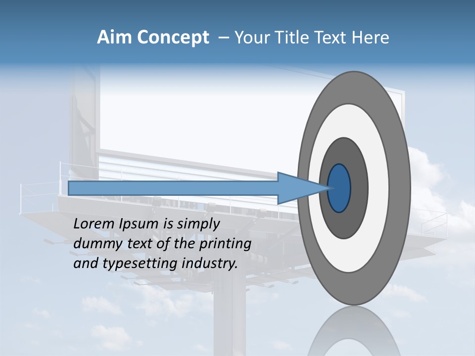 Market Sky Billboard PowerPoint Template