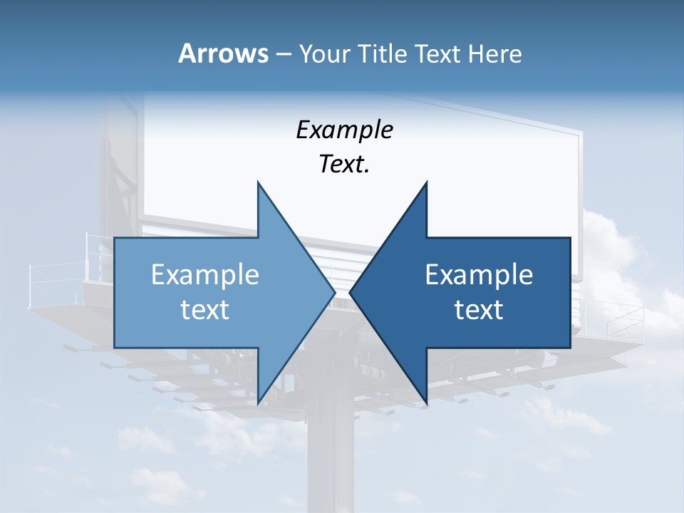 Market Sky Billboard PowerPoint Template