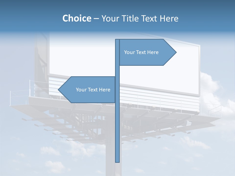 Market Sky Billboard PowerPoint Template