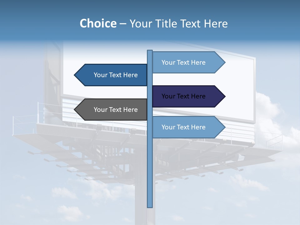 Market Sky Billboard PowerPoint Template