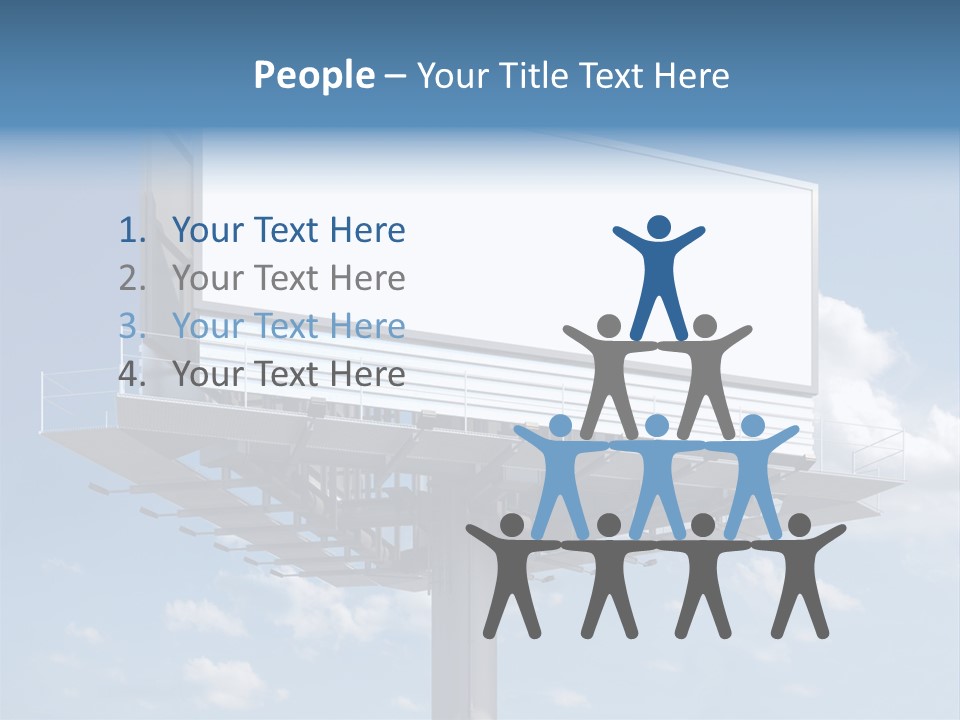 Market Sky Billboard PowerPoint Template