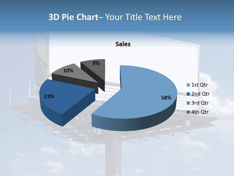 Market Sky Billboard PowerPoint Template