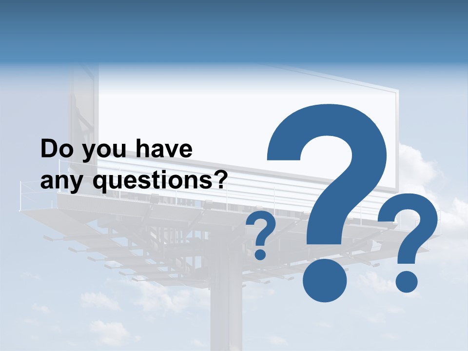 Market Sky Billboard PowerPoint Template