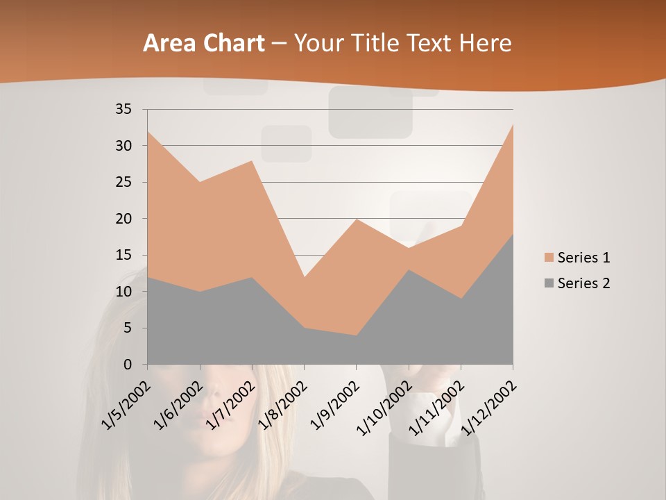 Finger Career Girl PowerPoint Template