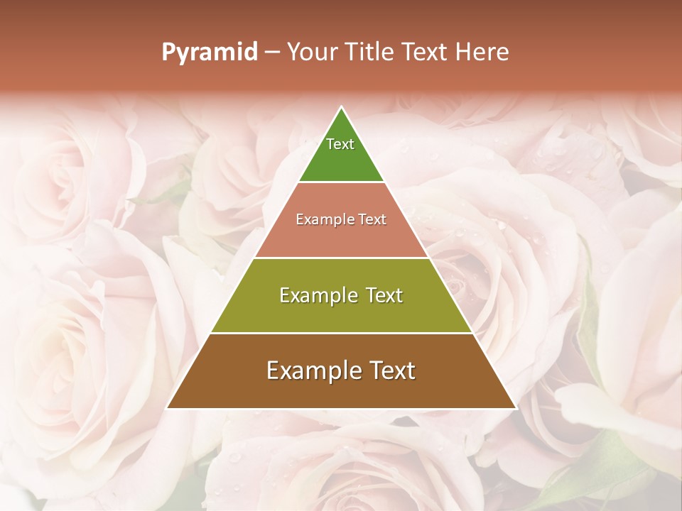 Corner Rosa Buds PowerPoint Template