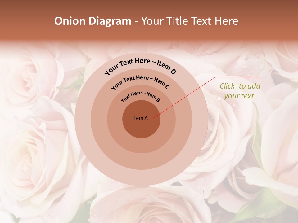 Corner Rosa Buds PowerPoint Template