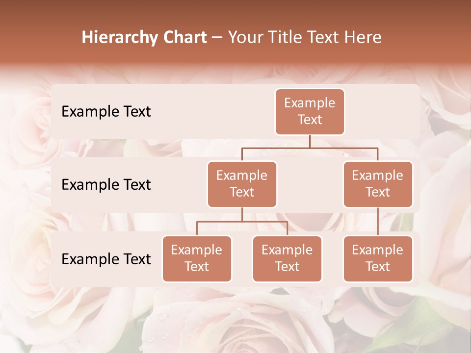 Corner Rosa Buds PowerPoint Template