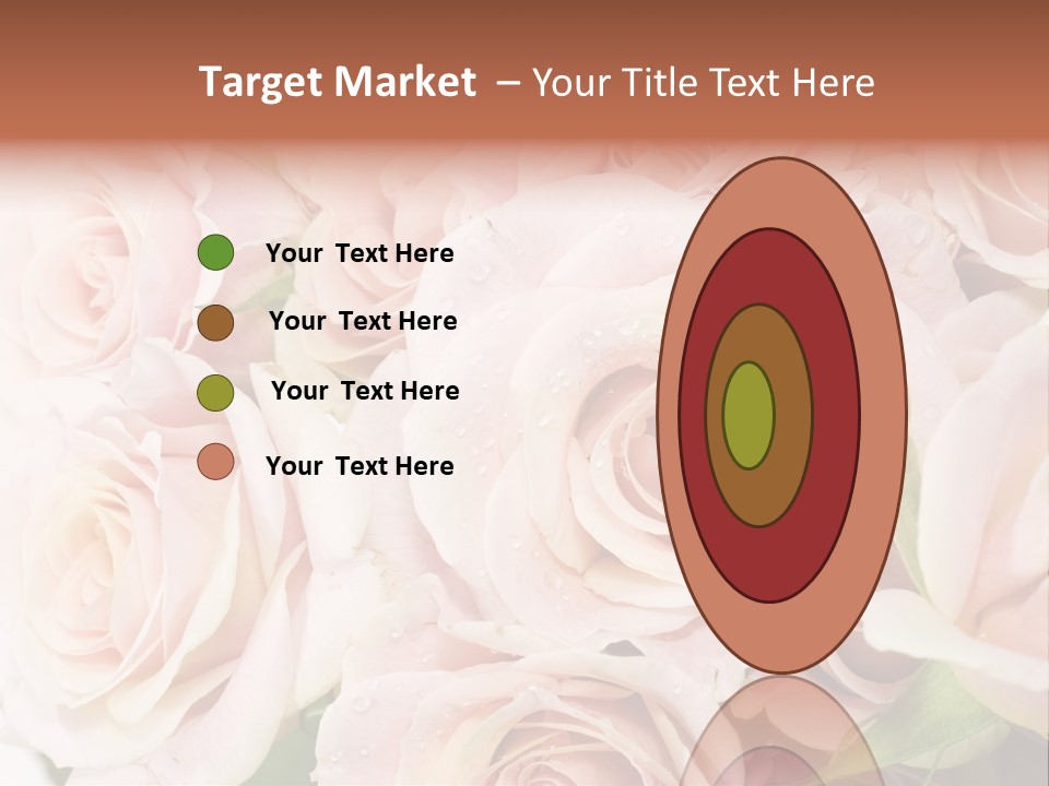 Corner Rosa Buds PowerPoint Template