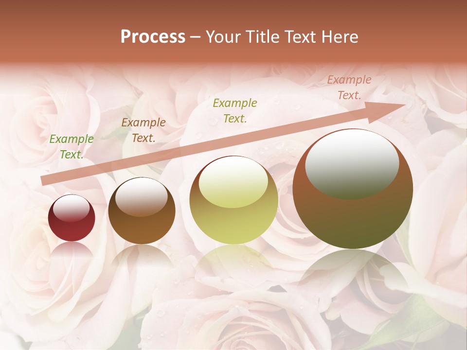 Corner Rosa Buds PowerPoint Template