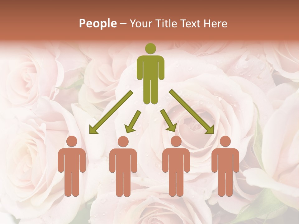 Corner Rosa Buds PowerPoint Template