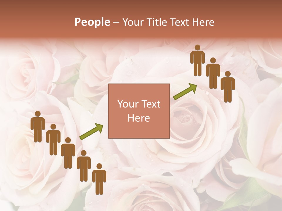 Corner Rosa Buds PowerPoint Template