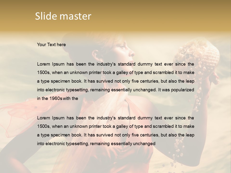 Romantic Look Wellness PowerPoint Template