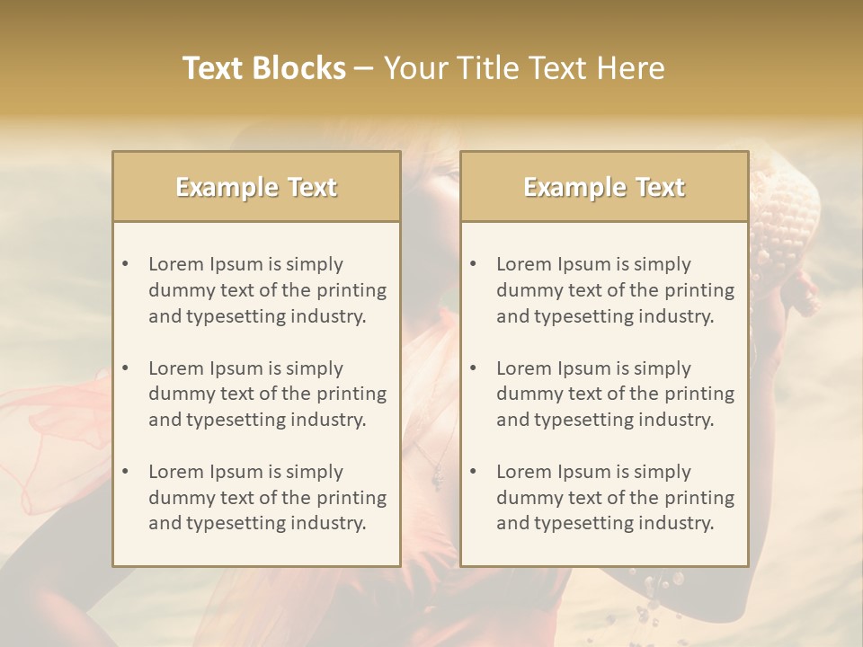 Romantic Look Wellness PowerPoint Template