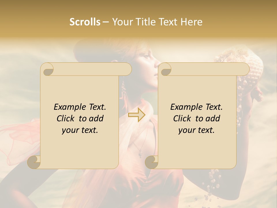 Romantic Look Wellness PowerPoint Template
