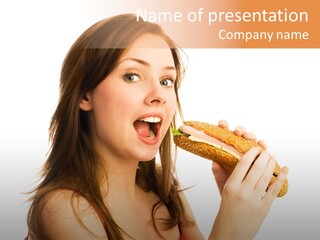 Mouth Unhealthy Diet PowerPoint Template