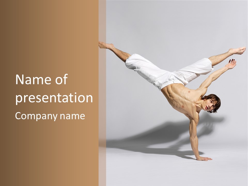 Sport Performance Performer PowerPoint Template