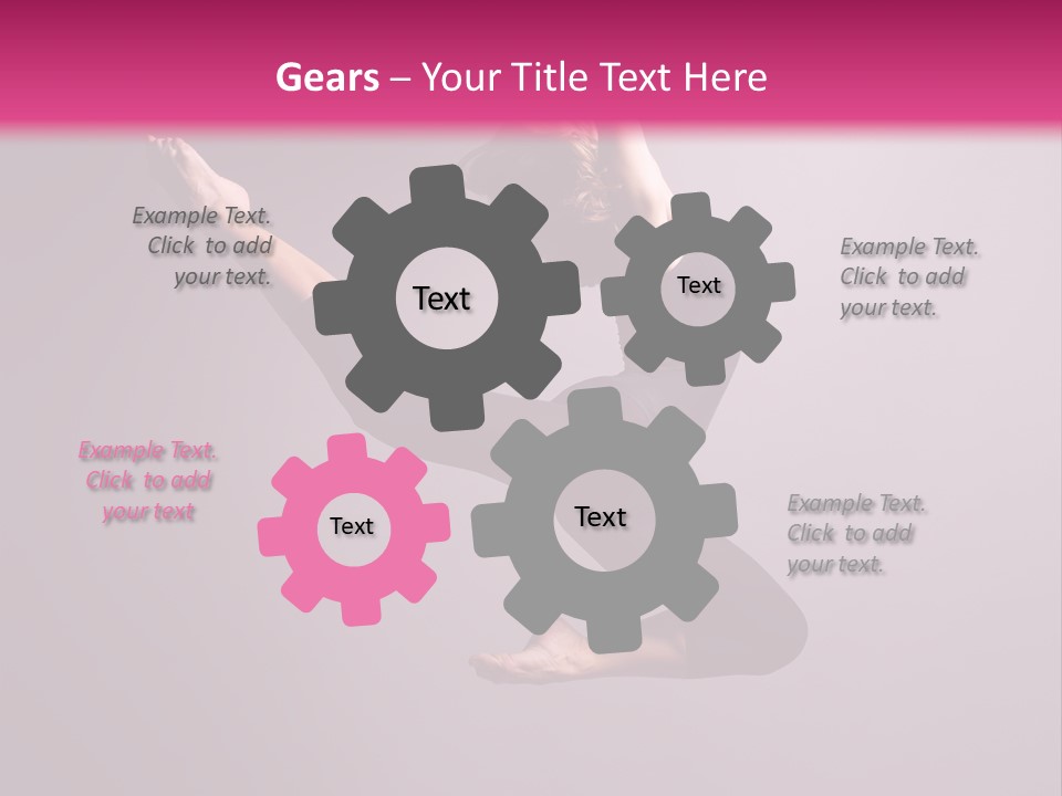 Gymnastic Performance Dancer PowerPoint Template