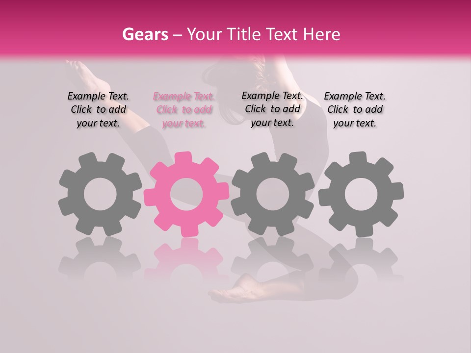 Gymnastic Performance Dancer PowerPoint Template