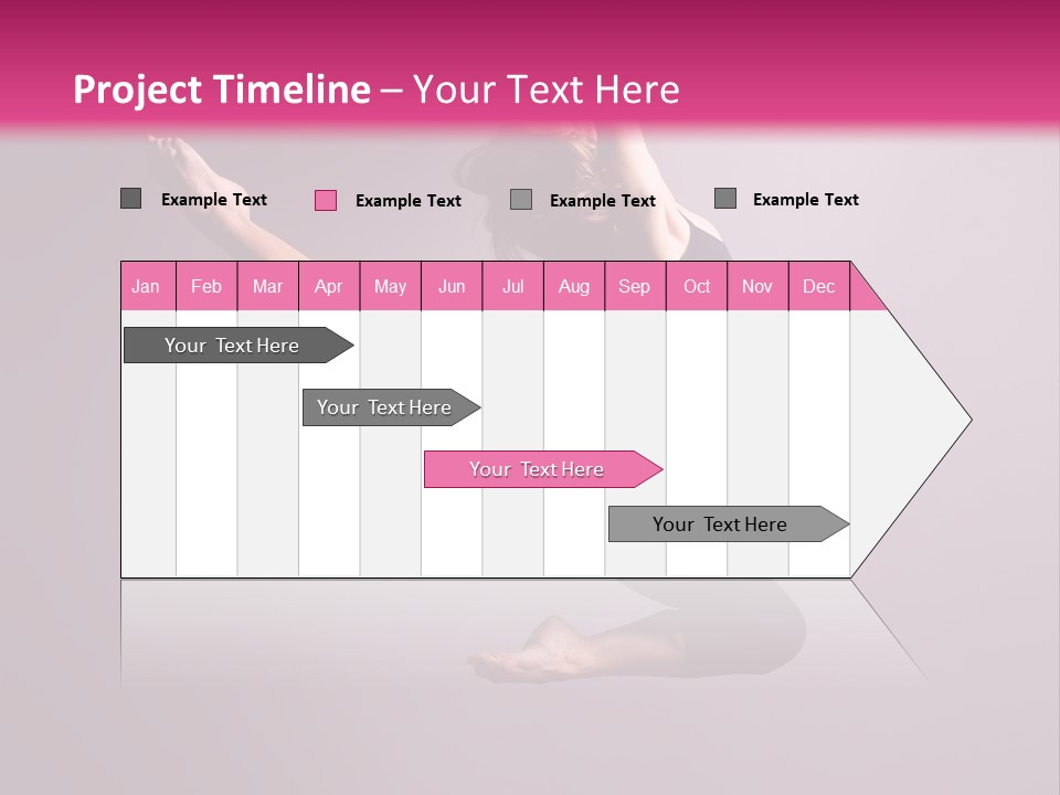 Gymnastic Performance Dancer PowerPoint Template