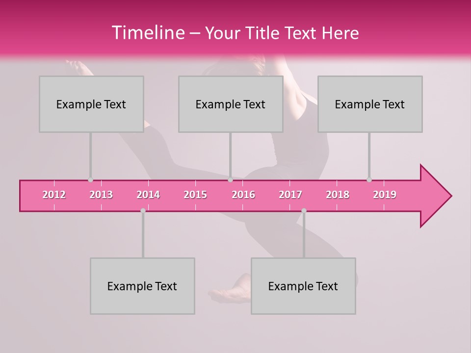 Gymnastic Performance Dancer PowerPoint Template