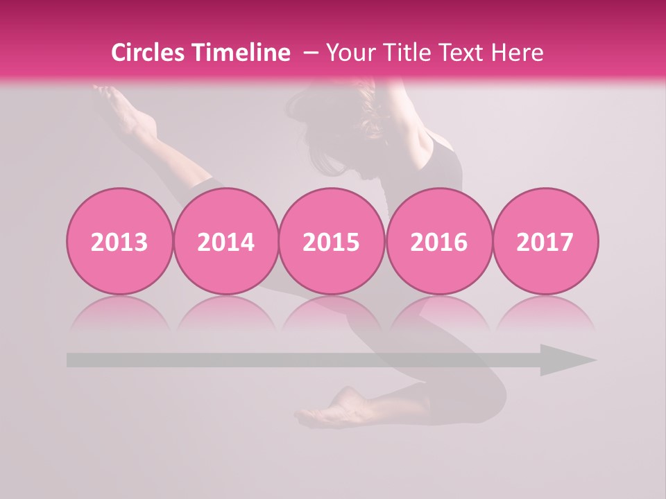 Gymnastic Performance Dancer PowerPoint Template