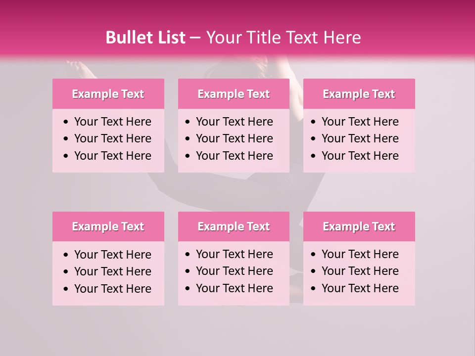 Gymnastic Performance Dancer PowerPoint Template