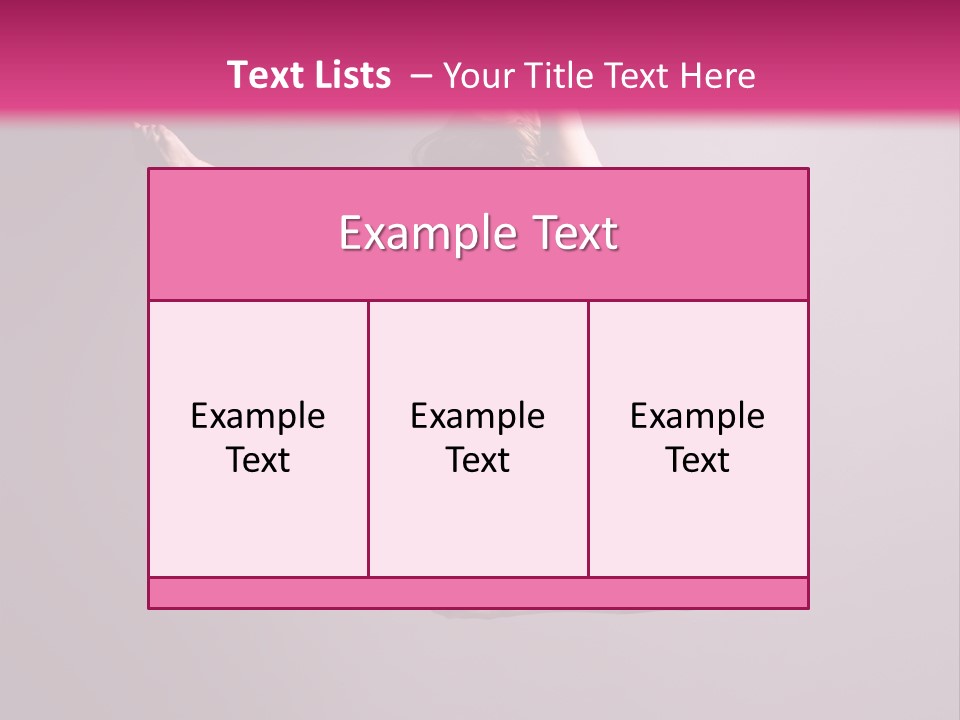 Gymnastic Performance Dancer PowerPoint Template