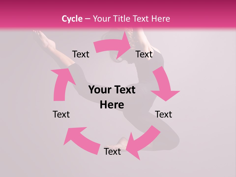 Gymnastic Performance Dancer PowerPoint Template