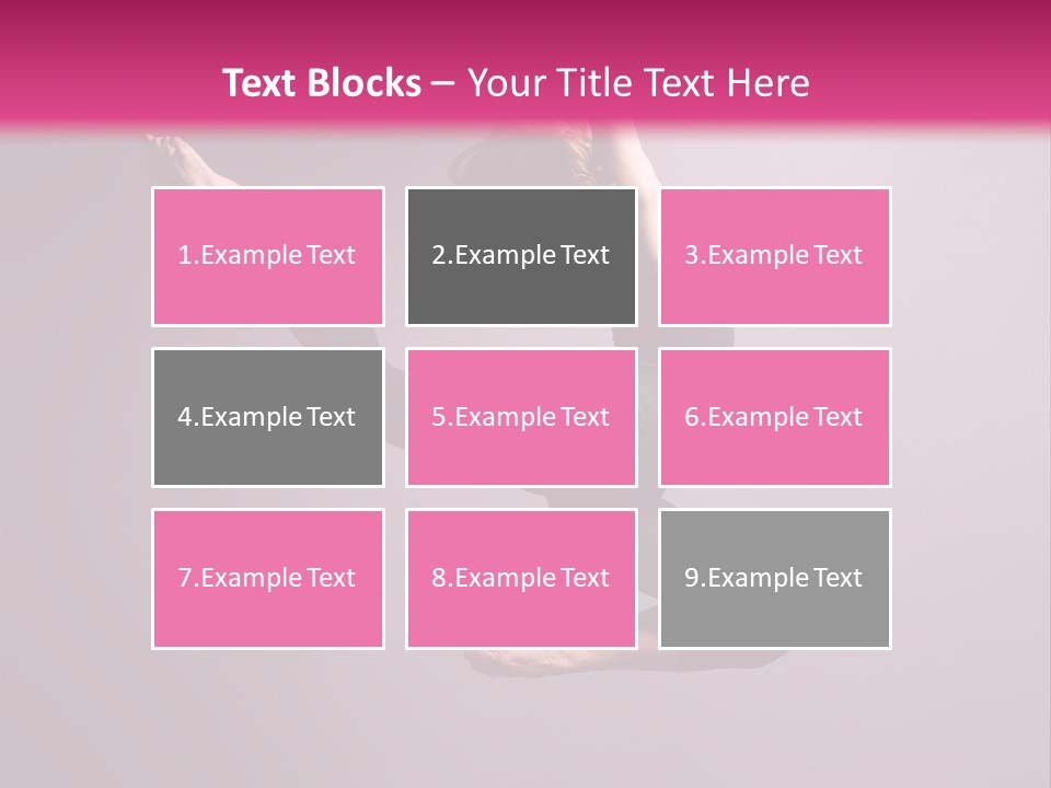 Gymnastic Performance Dancer PowerPoint Template