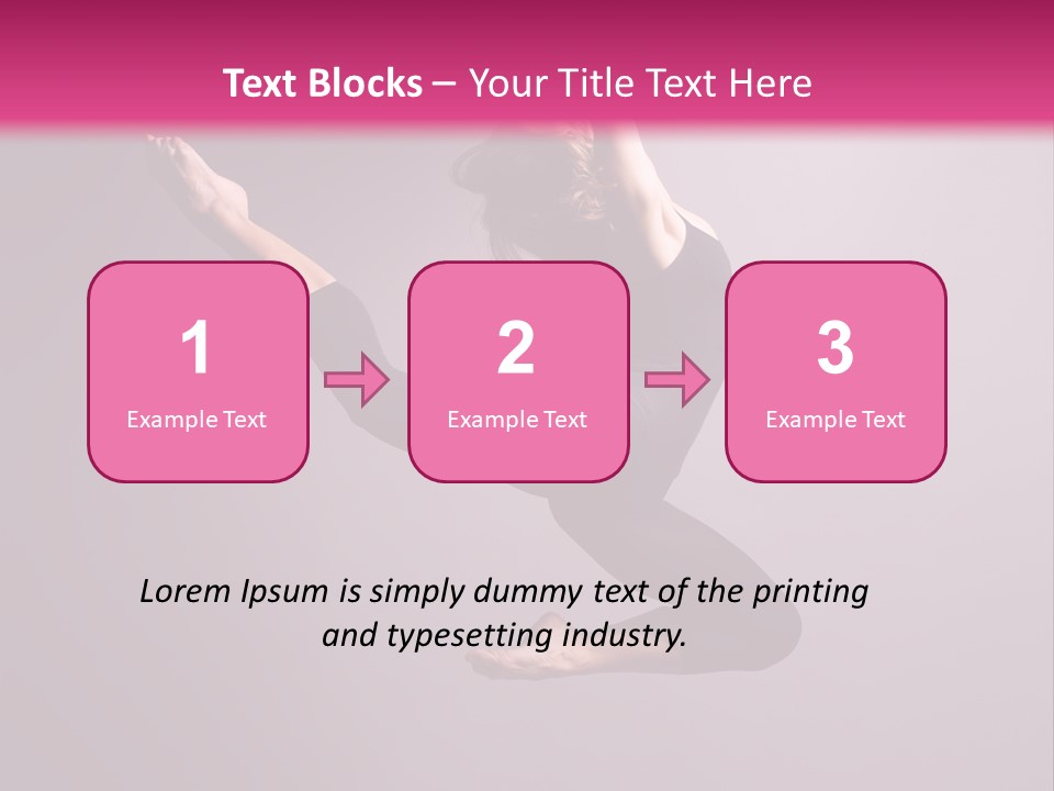 Gymnastic Performance Dancer PowerPoint Template