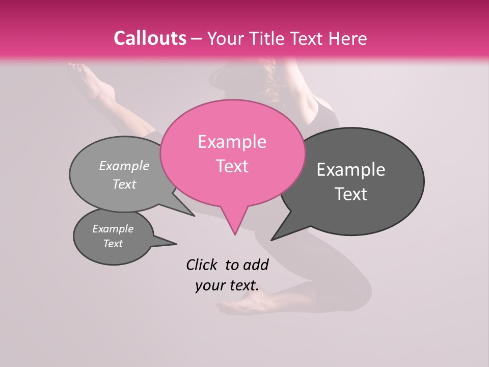 Gymnastic Performance Dancer PowerPoint Template