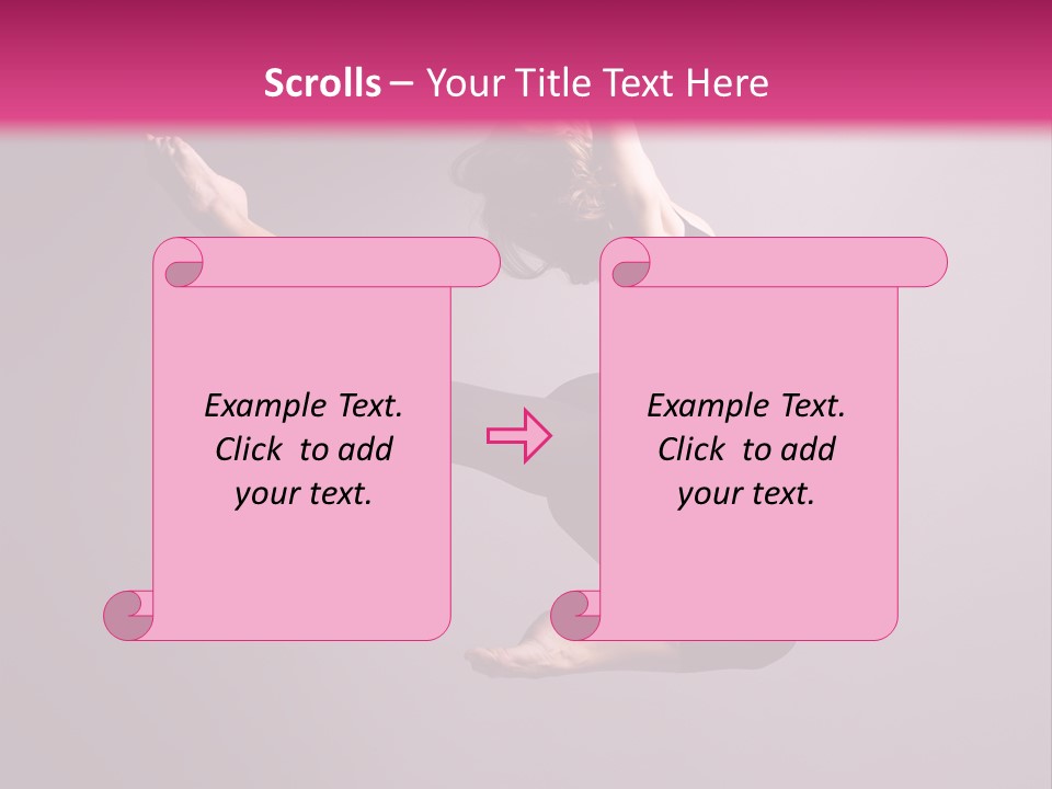 Gymnastic Performance Dancer PowerPoint Template