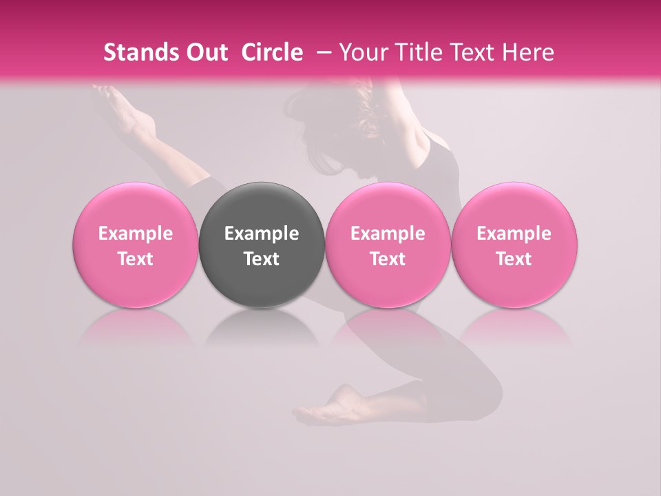 Gymnastic Performance Dancer PowerPoint Template