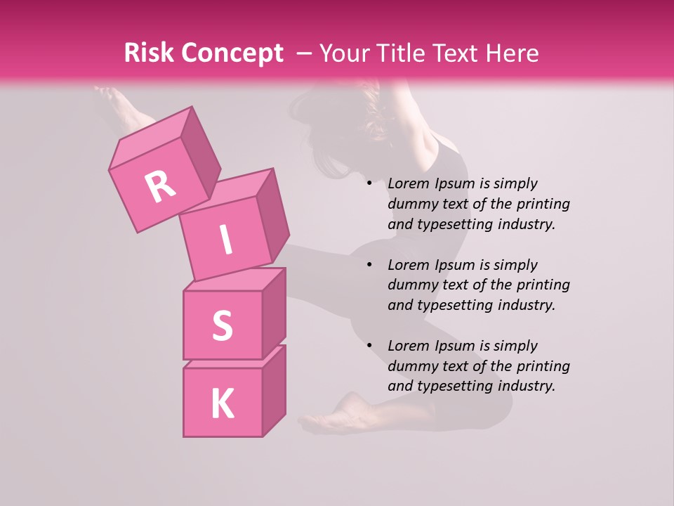 Gymnastic Performance Dancer PowerPoint Template