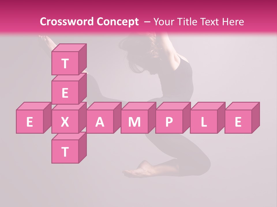 Gymnastic Performance Dancer PowerPoint Template