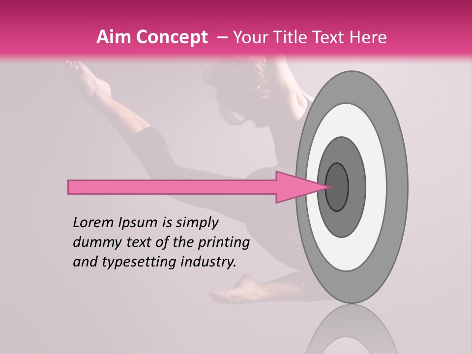 Gymnastic Performance Dancer PowerPoint Template